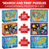 100 4-6 3 6-8 5-8 8-10-12 QUOKKA Piece Puzzles for Kids Ages - Jigsaw Kids Puzzles Ages - Learning Map of the United