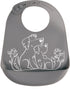 modern-twist Bucket-Bib Silicone Baby Bib, No BPAs, Flexible, Dishwasher Safe Bib, Puppy