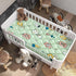 38 24 4, Premium Foam Mini Crib Mattress x x Dual Sided with Soft Breathable Fabric, Noiseless and Odorless
