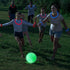 Hiboom 6 Pcs Glow in The Dark 10'' Sports Kickball Set with Dodgeball, Air Pump, 100 Glow Sticks, and Storage Bag for