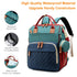 Awanhe Backpack Backpack Diaper Bag, with Changing Station, Waterproof Baby Bag for Boys & Girls, USB Charging Port