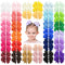 60PCS 3 Inch Hair Bows, Grosgrain Ribbon Toddler Hair Accessories with Alligator Clip Bow for Girls
