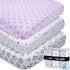 GROW WILD Crib Sheets 3 Pack - Soft & Stretchy Jersey Cotton