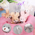 12 Pcs Mini Plush Stuffed Animal Bulk, 4 Inch, Back to School Halloween, DIY Kids Birthday Gift Goodie Bag Filler