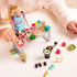 Lori Play Food for Mini Dolls, Cooking Accessories for 6-Inch Dolls, Pizza, Sushi, Dessert, Dollhouse Set for Kids