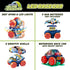 USA Toyz Zero-G Glow Race Track for Kids - 210pcs Glow in the Dark Flexible Race Car Track Set with Suction Cups, Slot