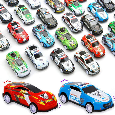 28 Siwarm pcs Pull Back Cars Toys for Kids, Party Favors Treasure Box for Classroom Prizes Mini Vehicles Race Cars Toys