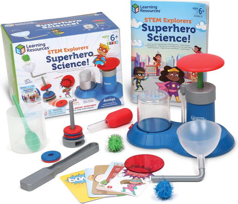 Learning Resources STEM Explorers Superhero Science!, Critical Thinking, Experiments for Kids, Magnets