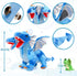 5 Set, Mommy 4 20 inch, Tezituor Double Headed Dragon Stuffed Animal with Wings, PCs Stuffed Dinosaur Plush Toys Dragon