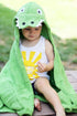 2-8 100% Hooded Baby Towel for Kids | Large Cotton Baby Towel for Boys or Girls | Unisex Cute Alligator Bath Towels