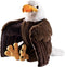 Wild Republic Artist Collection Bald Eagle Plush Toy, 15 inches, Gift for Kids, Fill is Spun Recycled Water Bottles