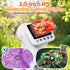 HEWEIMEI 1600X 4K 2.0" 3-14 Microscope for Kids, Screen Kids Microscopes with Slides Kit Microscope for Toddlers