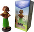 Franchise Figurine Company Hula Dog Dashboard Doll - Bobblehead Car Accessories for Van Life & Beach Creations