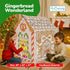 24 3-9 ArtCreativity Gingerbread House Craft Kit for Kids with Butter Crayons - Black and White Gingerbread Cardboard