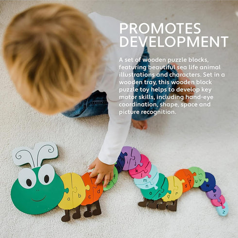 Orange Tree Toys Caterpillar Alphabet Puzzle