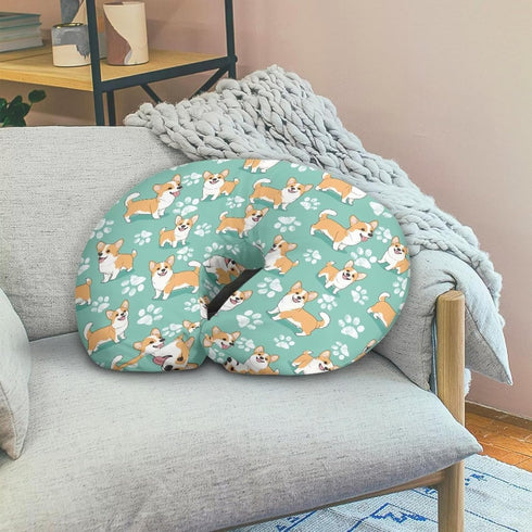 Qehuruxo Corgi Baby Nursing Pillow Cover Baby Breastfeeding Slipcover Infant Newborn Nursery Bottle Pillowcase Stretchy