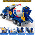3 4 5 6 SpringFlower Toddler Trucks Toy, Large Mixer Truck Toy with Lights & Sounds, Truck Vehicle Boy Toy for Year Old