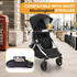 KEUYE Snack Tray Compatible with Mockingbird,Nuna,Evenflo Stroller,Adjustable Stroller Snack Tray with Cup Holder