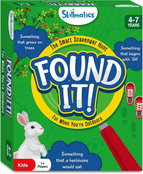 Skillmatics Card Game - Found It Outdoor Scavenger Hunt for Kids, Boys, Girls & Families Educational Toys