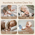 3 Moonkie Silicone Press Phone Teething Toy for Baby Months+ | Soft BPA-Free Teether with Icon & Number Pop Bubbles |