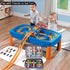 KISLANE 24 Toy Cars Storage Case, Compatible with 24 Toy Cars, Matchbox Cars, Mini Toys, Bag Only