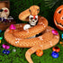 Snake Plush, Large 71 in Stuffed Snake Toy for Kids, Lifelike Plush Snake for Birthday Present Party Prank Prop (Brown)