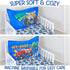 2-Piece Sets 28x52 20x30 Todays Kids Monster Truck Bedding Toddler Bed Sheets - Toddler Bed for Boys Crib Size, Fitted