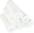 6 11" 11" Copper Pearl Ultra Soft Baby Bath Washcloths Premium Large Soft Dove (White) x Towels