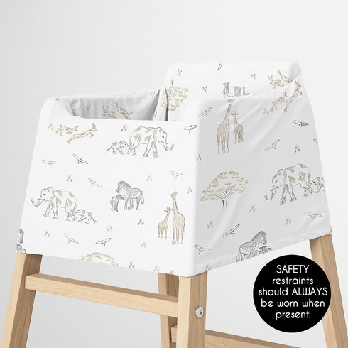 Sweet Jojo Designs Jungle Safari Animals Boy Girl Unisex/Gender Neutral Infant Baby Car Seat Cover Nursing
