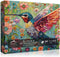 PICKFORU Hummingbird Puzzles for Adults 1000 Pieces, Nature Birds Flower Jewel Art Puzzle,