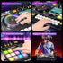 3 4 5 6 7 Kids DJ Mixer Controller Table Musical Toy with LED Lights Sound Effect Microphone Piano DJ Mixer Board Music