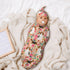 Xsovgoi Set 0-6 Soft Cotton Newborn Receiving Blankets,Beagles Pet Dog Baby Girl Swaddle Blanket with Headband Hat,Baby