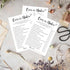 White Theme Bridal Shower Games for 25 Guests - Over or Under Bridal Games, Wedding Advice Cards for Reception
