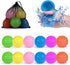 98K Reusable Water Balloons, 12Pcs with Mesh Bag, Self Sealing Silicone Ball for Easy Fill Summer Party Supplies