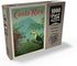 MyPuzzle Costa Rica: Vintage Poster, Toucan in The Jungle - Premium 1000 Piece Jigsaw Puzzle for Adults