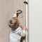 Qdos Safety Finger Slam Pinch Guard | Gray | Protect Fingers from Slamming Doors - Bite Proof & Choke Safe - Food Grade