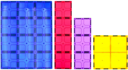 PicassoTiles Kids Toy Magnetic Building Blocks, Supersized Large Stabilizer Base for Education and STEM Learning