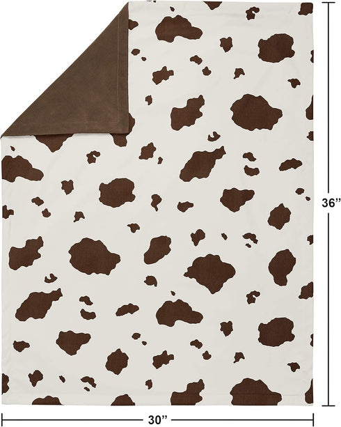 Country Sweet Jojo Designs Wild West Cow Baby Boy Receiving Security Swaddle Blanket for Newborn or Toddler Nursery Car