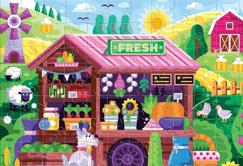Goliath Alex Krugli: Farmer's Market 1000-Piece Puzzle - Completed Size 26.75 x 18.26 Inches - Ages 12 and Up