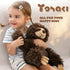 11.02" 3 Sloth Plush Animal, Cute Stuffed Sloth with Baby Sloths, Easter Stuffed Sloth Animal, Washable Plush Toys