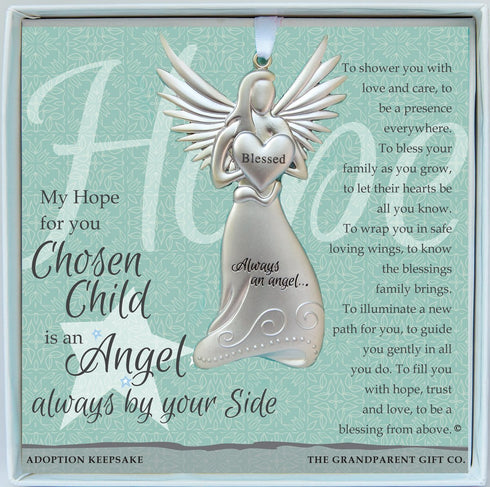 Always an Angel Adoption Baby or Child Keepsake Gift or Ornament
