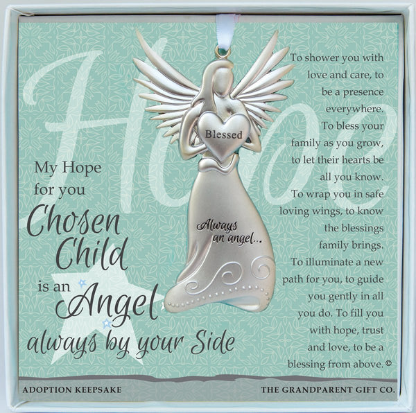 Always an Angel Adoption Baby or Child Keepsake Gift or Ornament