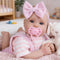 Milidool Lifelike Reborn Baby Dolls Realistic Baby Girl Dolls 18Inch Newborn Baby