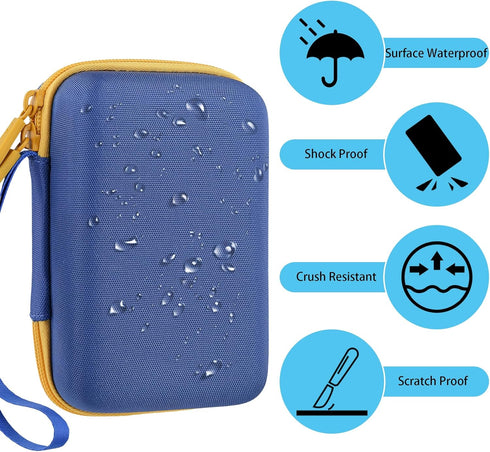 300 Aenllosi Storgae Card Case for UNO Card Game,Hard Case Capacity Max for Cards(Case Only,Blue)