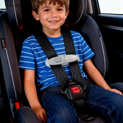 Tumkew 1 Pack) Anti Escape Car Seat Buckle Guard & Chest Harness Clip Lock - Child Safety Buckle Lock for Kids