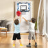 Indoor Basketball Hoop for Kids, Over The Door Mini Hoops with 4 Balls, Sport Toys Gifts for Ages 5-12