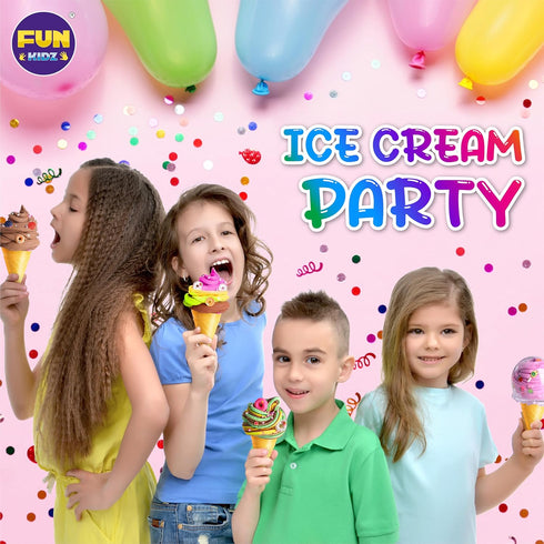 10-12, 8-12 Gift Butter Slime Kit for Girls FunKidz Ice Cream Soft Slime Making Kit Ages Kids Slime Toys Ideal Birthday