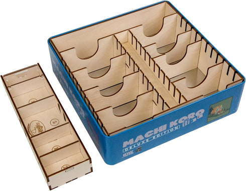 The Broken Token Machi Koro Compatible Deluxe Edition Game Organizer with Multiple Dividers