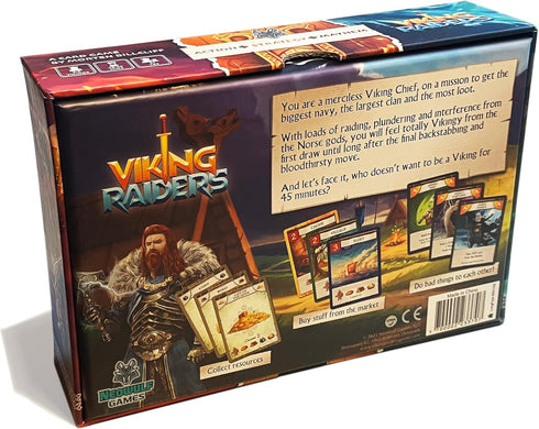Viking Raiders 25 9+ 198 Strategy Card Game for Players | Fast-Paced Family & Party Game Ages | Award-Winning Viking