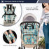 YANENDIE Backpack, Backpack Backpack Colorful Surfboards Diaper Bag Unisex Travel Baby Diaper Bags with Stroller Straps